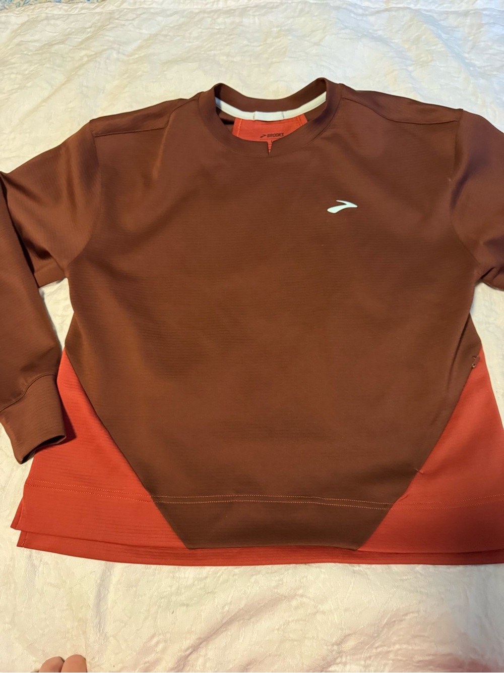 Brooks Run Within Sweatshirt in Run Raisin/Copper Size Large ~ EUC